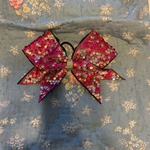 Brand New Pink Sequins Cheer Bow🎀
